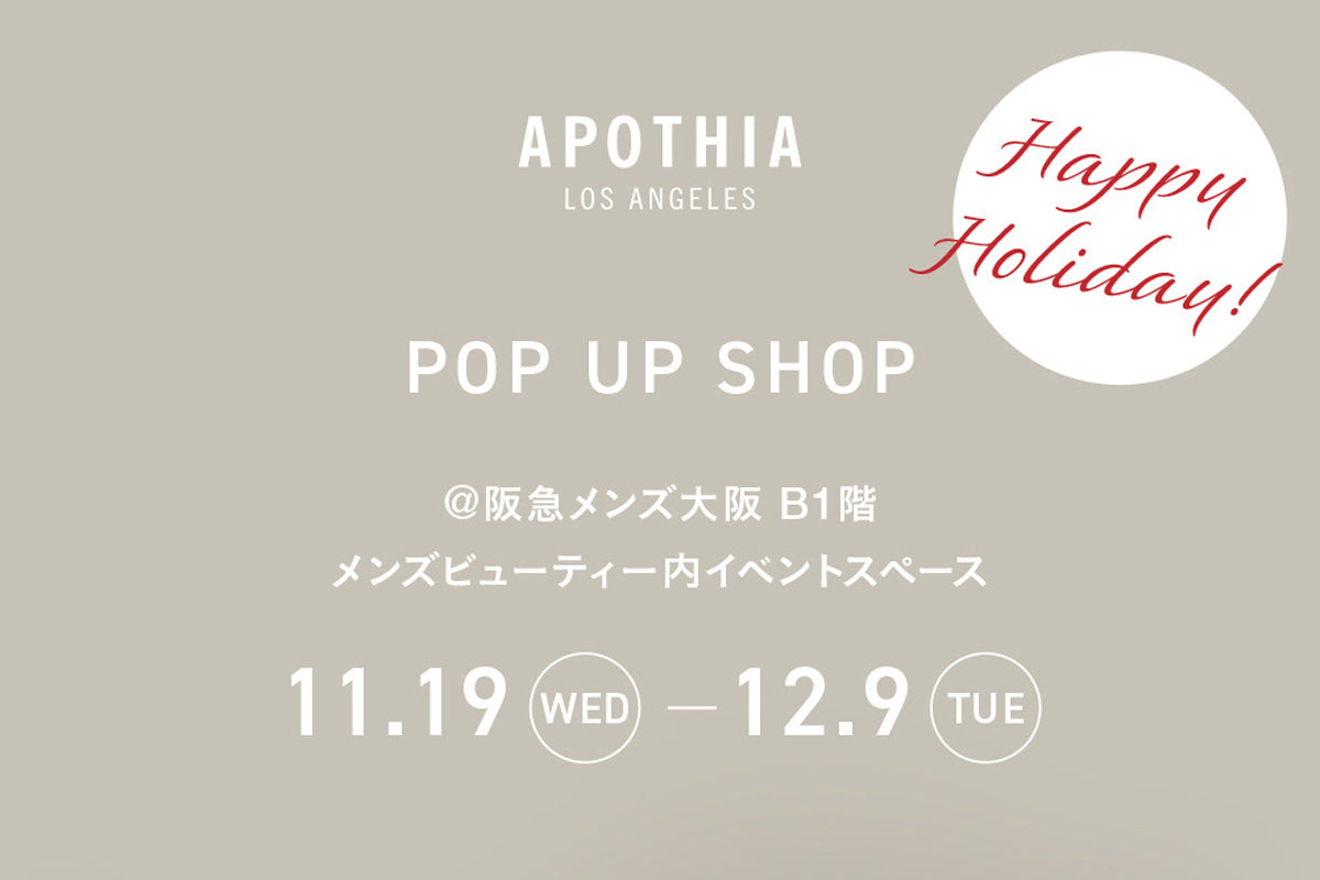 POP UP SHOP @阪急メンズ大阪