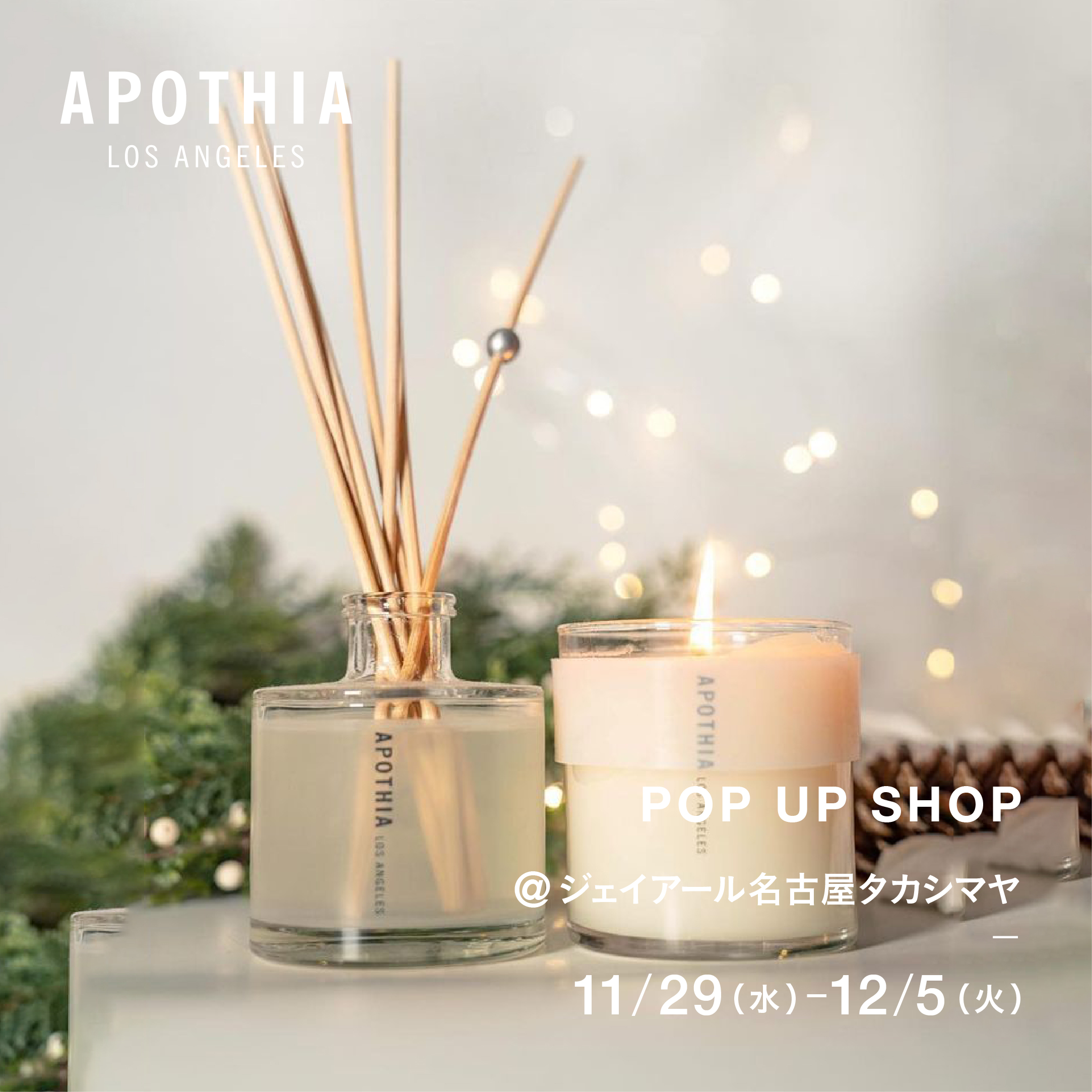 APOTHIA POP UP SHOP @ジェイアール名古屋タカシマヤ | APOTHIA LOS